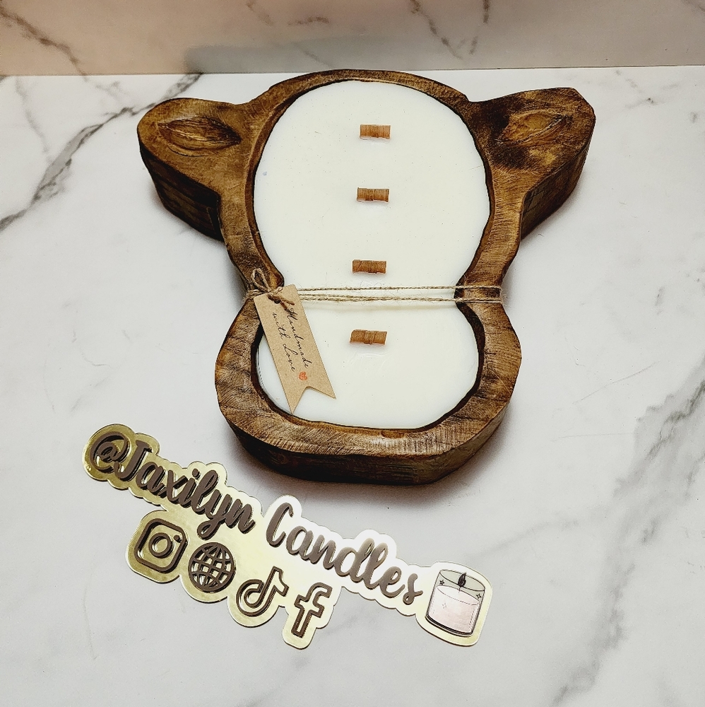 Cow head candles